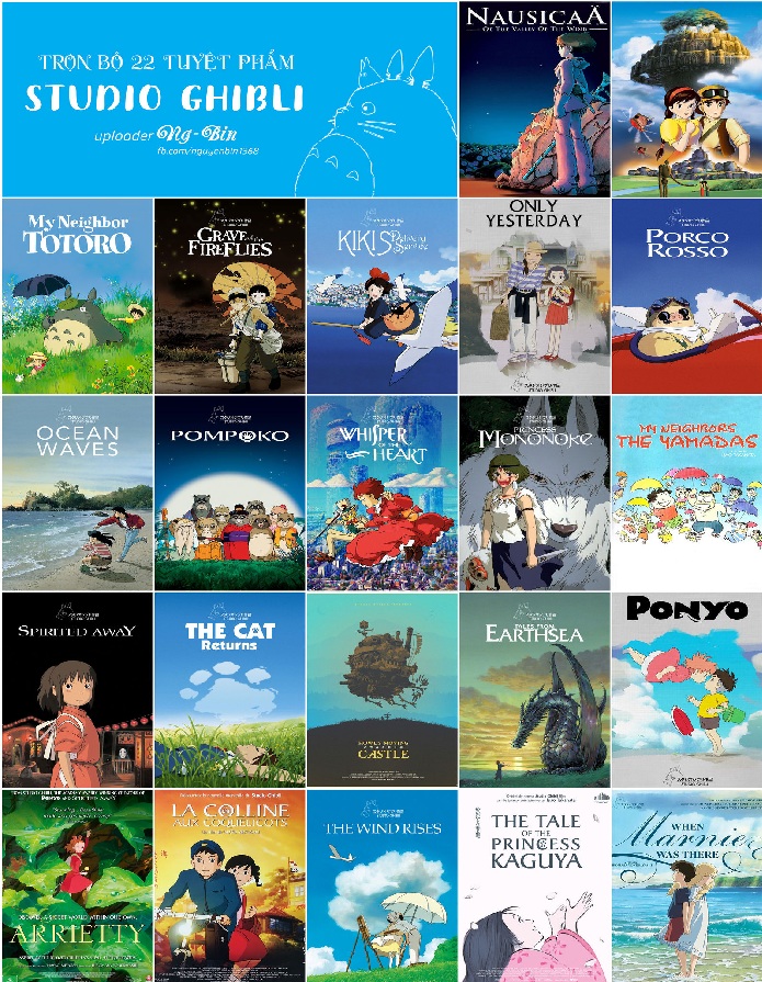 Bộ Siêu Tập STUDIO GHIBLI